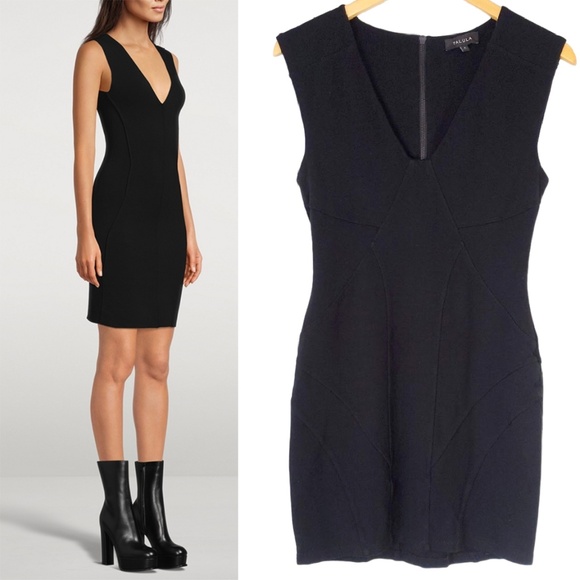 Aritzia Talula Black Sleeveless Bodycon Mini Dress - Picture 1 of 10